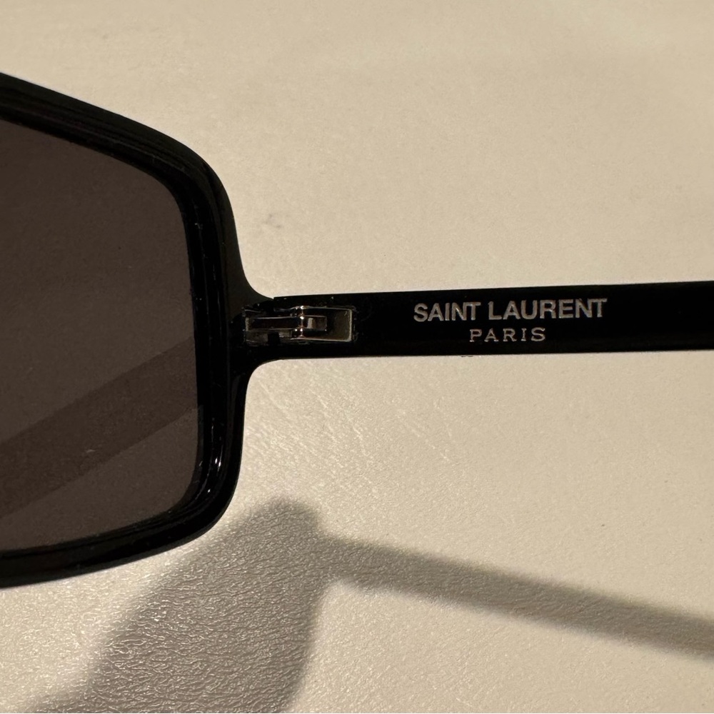 Saint Laurent Square-Frame Acetate Sunglasses Black SL 332 001 Unisex - Picture 10 of 15